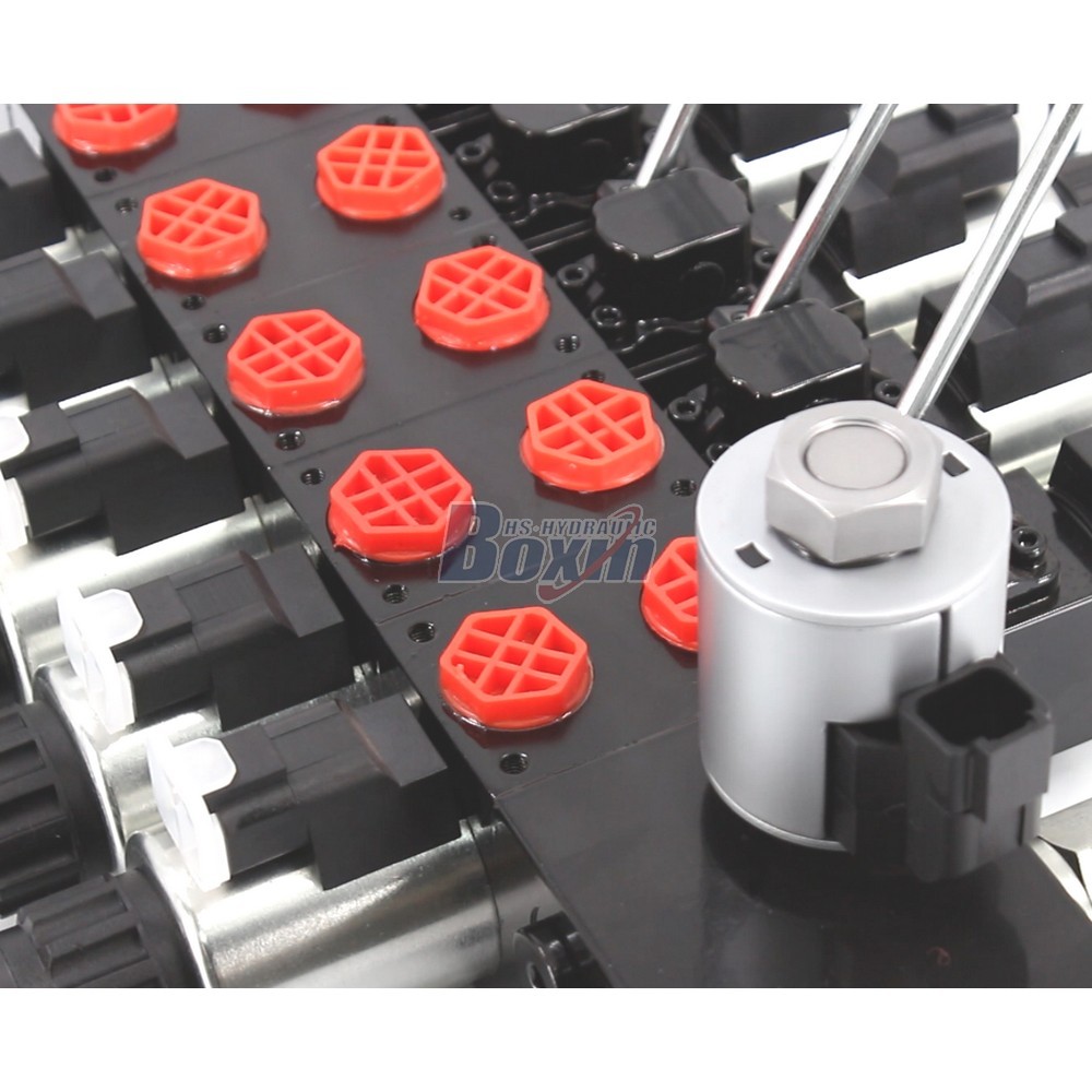 Customized OEM and ODM Services for DCV56 Solenoid 5 Spool Sectional Valve detail image